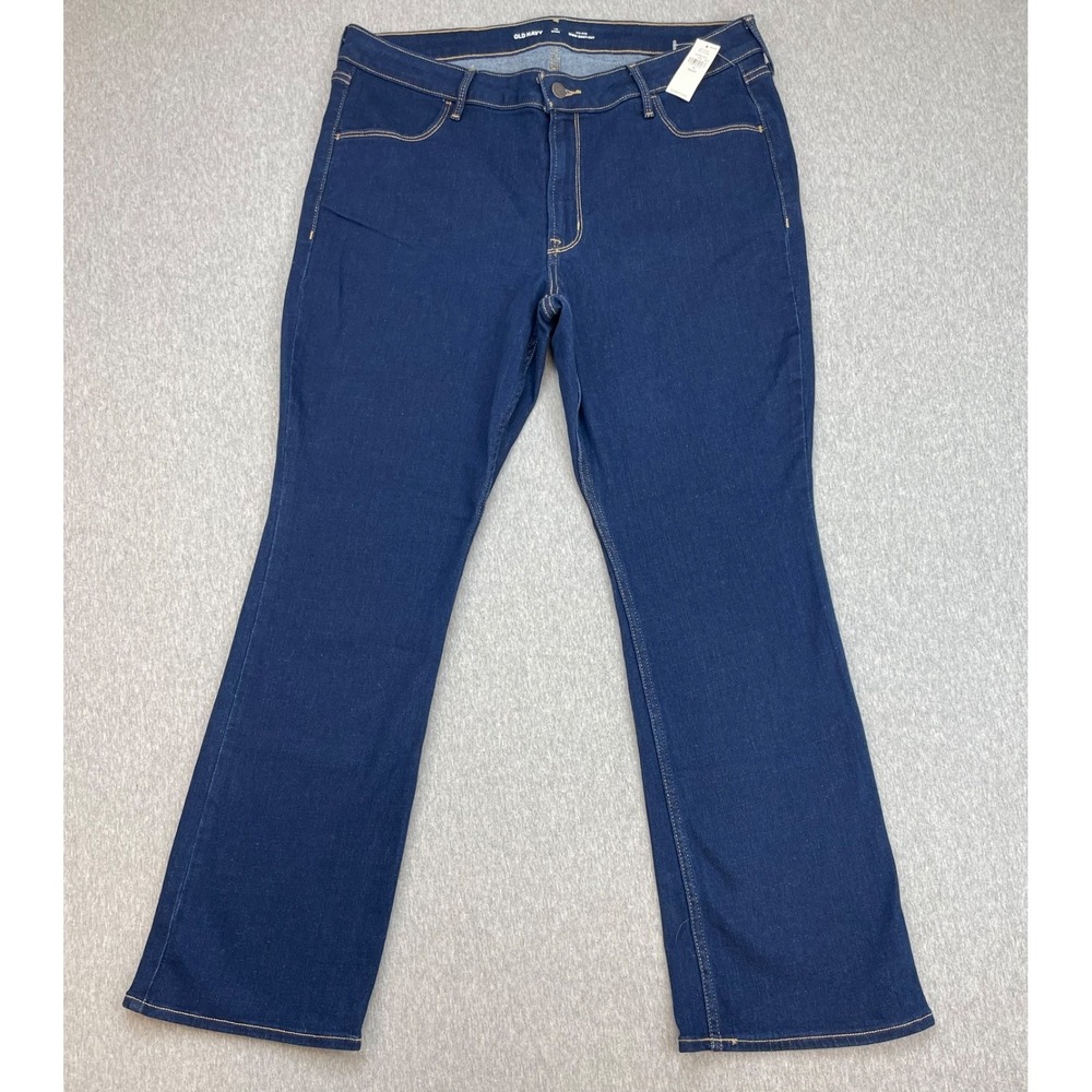 Old Navy Jeans Womens 16 Short Cotton Blend Stretch Mid-Rise Bootcut NWT